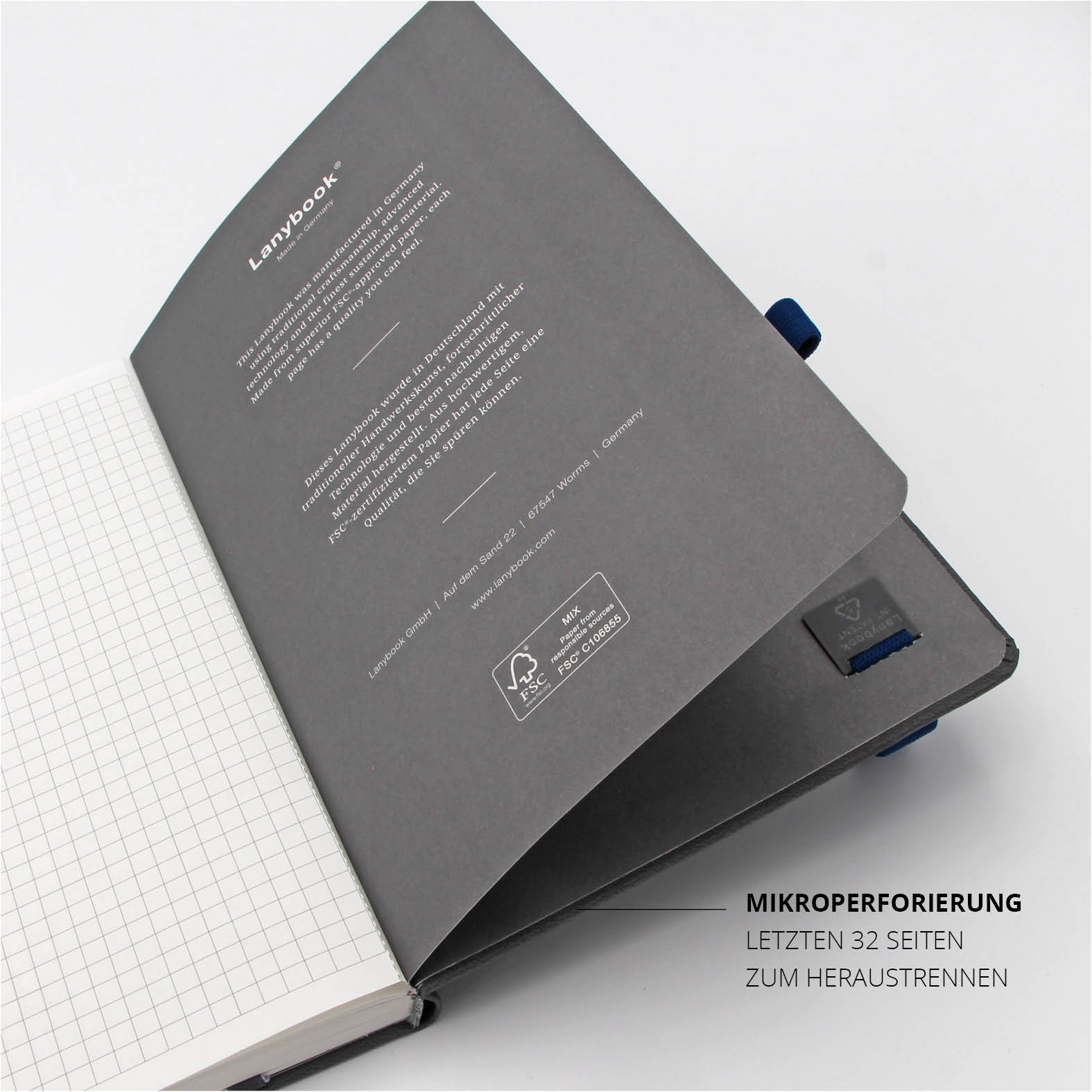 Nachsatz mit Mikroperforierung für das Bosch Lanybook.