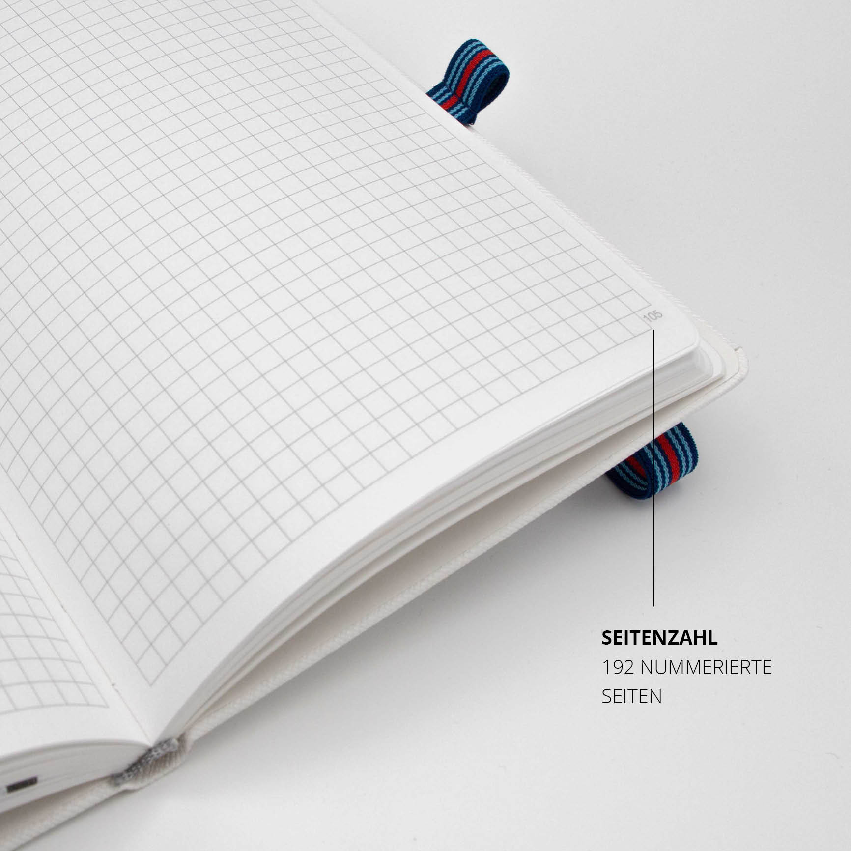 Martini Notizbuch mit offenen Seiten – Recyclingpapier mit karierten Seiten. Perfekt für Notizen, Skizzen und Business-Planung. Made in Germany.